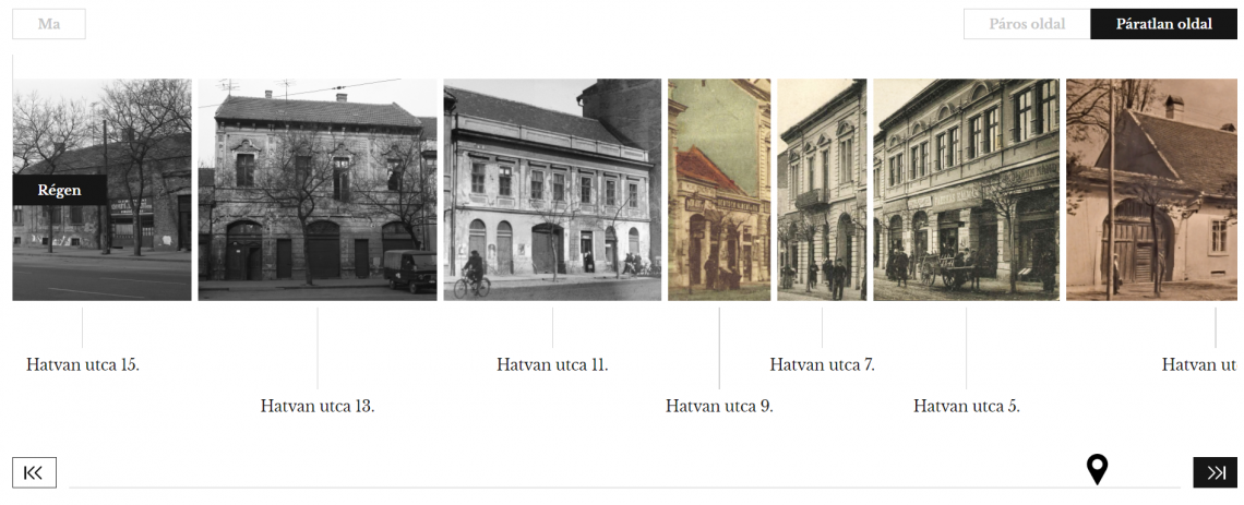 Utcaképek egykor és most